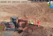 Inceneritore Santa Palomba, mezzi ancora al lavoro nonostante lo stop per la strada romana Inceneritore Santa Palomba stop