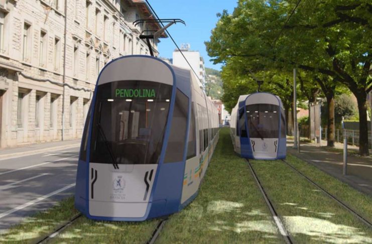 Brescia lavori linea Tram T2 Fiera-Pendolina