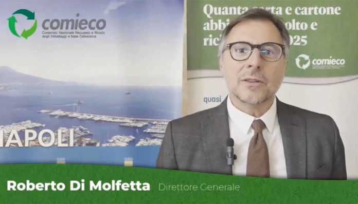 Carta cartone dati Rapporto Comieco 2025 Carta e cartone, Cecchini e Di Molfetta commentano i dati del Rapporto Comieco 2025