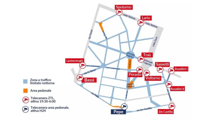 Milano, dal 7 settembre scattano le multe elettroniche nella Ztl Isola