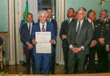 Peppino Masotina nominato Grande Ufficiale della Repubblica Peppino Masotina Grande Ufficiale Repubblica