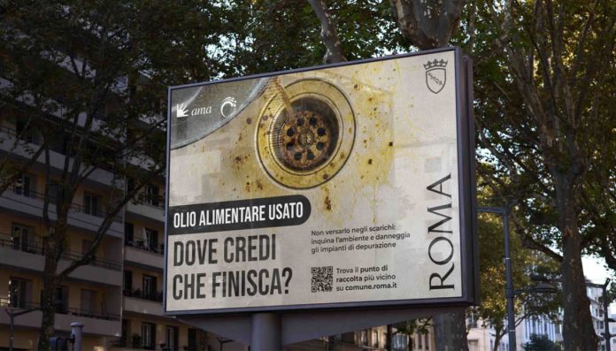Roma campagna raccolta oli alimentari usati Roma campagna raccolta oli alimentari usati