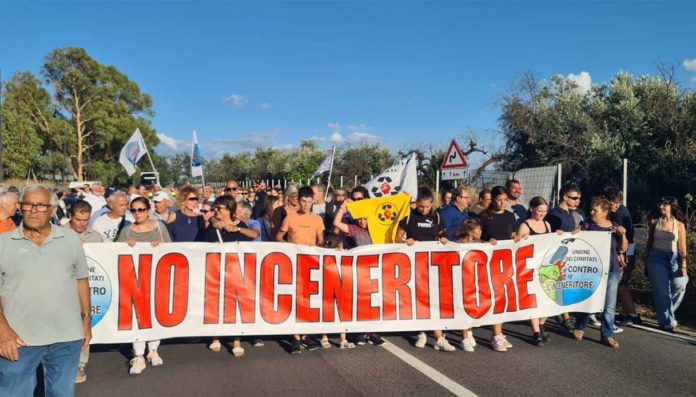 Santa Palomba Comitato No Inceneritore manifestazione il 31 luglio Santa Palomba Comitato No Inceneritore manifestazione il 31 luglio