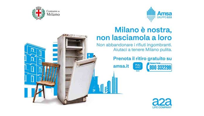 Milano, rifiuti abbandonati- al via la campagna del Comune e Amsa Milano, rifiuti abbandonati: al via la campagna del Comune e Amsa