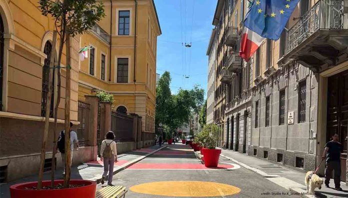 Milano via Corridoni pedonalizzazione qualità aria