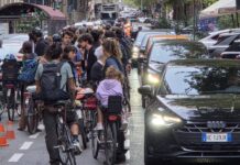 Torino, ciclabile umana dopo morte bambino di 7 anni in bicicletta ciclabile umana