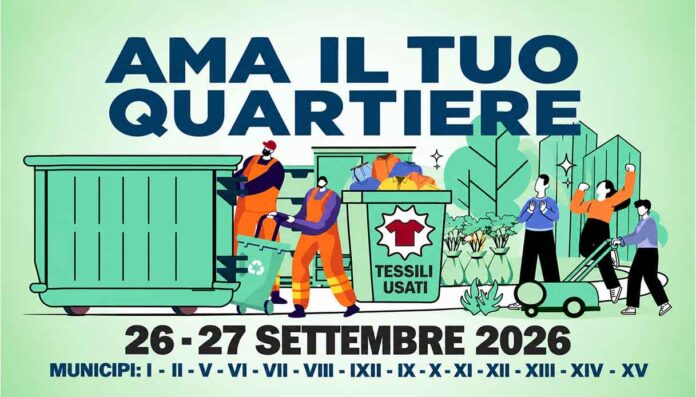 Roma 26-27 settembre rifiuti ingombranti