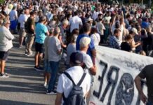 Inceneritore di Montello, 2.500 persone in corteo contro la nuova opera Inceneritore di Montello, 2.500 persone in corteo contro la nuova opera