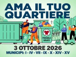 Roma, il 3 ottobre torna “Ama il tuo quartiere” per i rifiuti ingombranti Roma 3 ottobre rifiuti ingombranti
