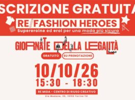 Torino, RE/FASHION HEROES: laboratorio gratuito per famiglie Torino, RE/FASHION HEROES: laboratorio gratuito per famiglie